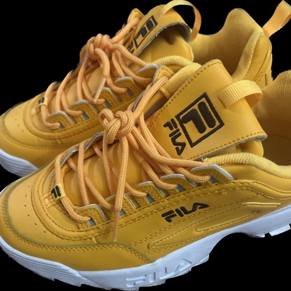 Filas Shoes - Yellow FILA sneakers
